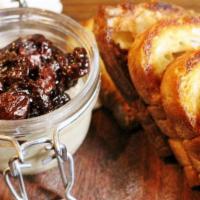 Chicken Liver Pate Vasi · Cherry-shallot compote+Tuscan toast
