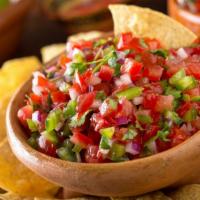 Chips & Salsa · Housemade salsa with fresh tortilla chips.