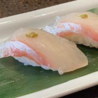 Tai Sushi · Red Snapper from Japan Sushi.