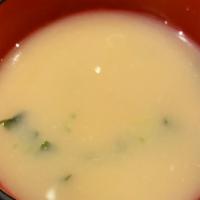 Miso Soup · Tofu, seaweed, and scallion.