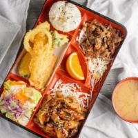 3-Item Bento Box · *Served raw or undercooked or contains raw or undercooked meats, poultry, seafood, shellfish...