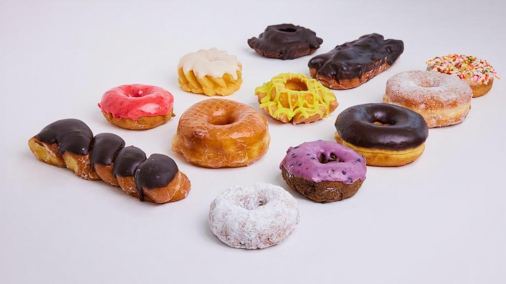 Mix #2 Dozen · 6 Classic Donuts, 4 Deluxe Donuts & 2 Fancy Donuts