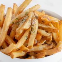 Combo Truffle Fries · Fries with truffle oil and fountain drink.