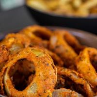 Onion Rings · Favorite. Served with a buttermilk-BBQ sauce. Daily fresh made.