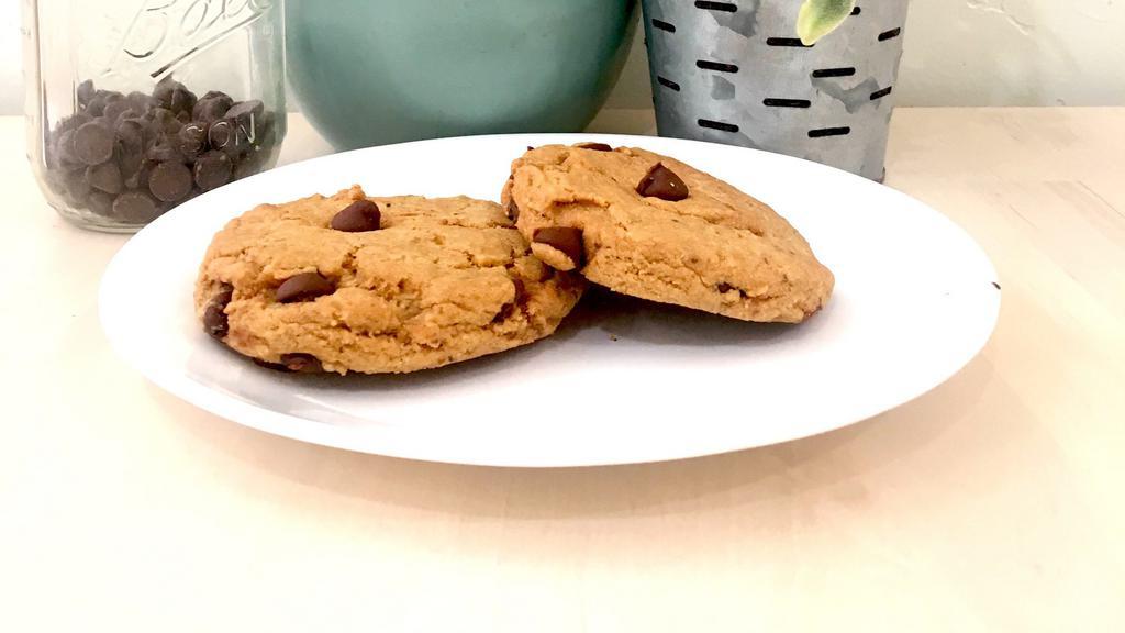 Cookies · Vegan chocolate chip cookie. House made.
