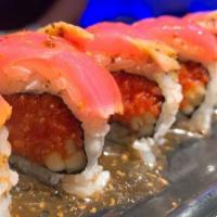 Diablo · Including spicy tuna, cucumber topped with seared tuna, soy mustard sauce. protein roll (no ...