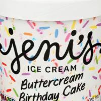 Jeni'S Butter Cream Birthday Cake Ice Cream (16 Oz) · Cream cheese ice cream layered with crumbles of soft vanilla cake and swirls of made-from-sc...