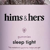 Hims & Hers Sleep Tight Gummies (60 Count) · This evening gummy helps naturally promote sleep with melatonin, chamomile extract, and L-th...