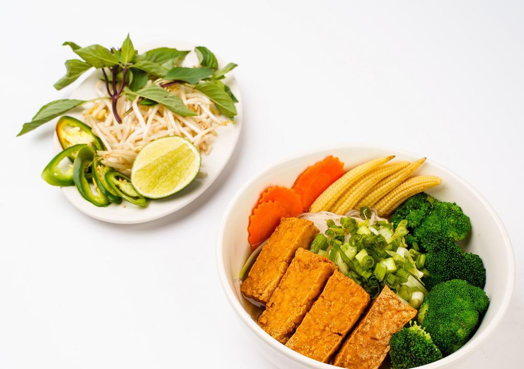 Phở Chay · Vegan. Vegetarian Pho with Veggie Broth.