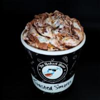 Toasted S'Mores Pint · Toasted Marshmallow & Chocolate Swirl Ice Cream w/ Graham Cracker & Sea Salt Fudge.