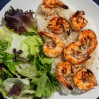Shrimp Teriyaki · Charbroiled shrimp topped with savory sweet teriyaki sauce.