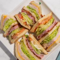 Club Sandwich · Choice of bread toasted with mayo spread. 2-layer 3-Bread club sandwich comes with toasted c...