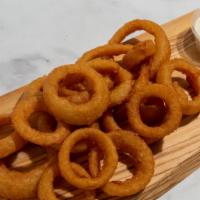 Onion Rings · Served with ranch sauce.