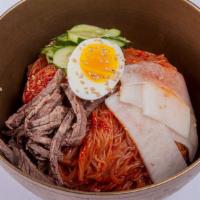 Spicy Cold Noodle · Buckwheat noodle in a spicy sauce