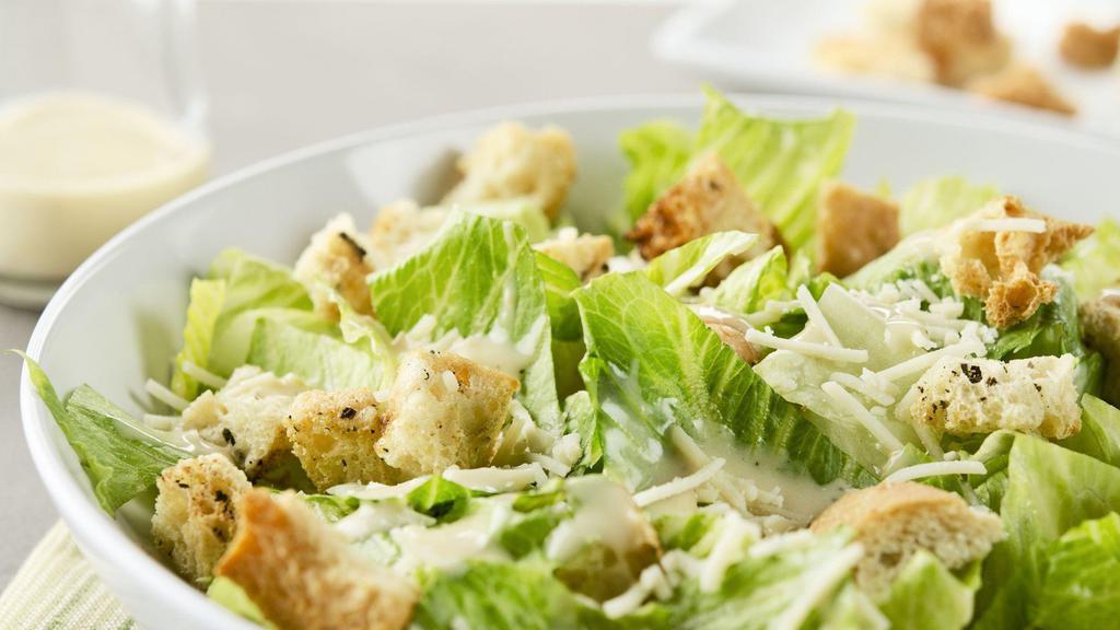 Caesar Salad · Chopped Romaine Lettuce, Shredded Parmesan Cheese and house-made Croutons Tossed in Dad's Caesar Dressing. Add Avocado, Chicken, Tri-Tip for an additional charge.