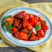 Sweet & Sour Pork Combo Plate · 