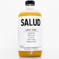 Liver Tonic · Grapefruit, green tea, honey, turmeric, and lemon.