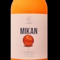 Kimino Mikan · Sparking juice made with hand-picked fruit in a small farm in Japan. Organic cane-sugar, mou...