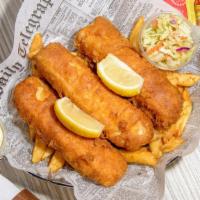 Fish And Chips · English Style Fish & Chips (Cod). Served with French Fries .