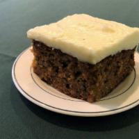 Carrot Cake · Cream cheese frosting.