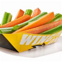 Veggie Boat · carrots / celery / ranch dressing.