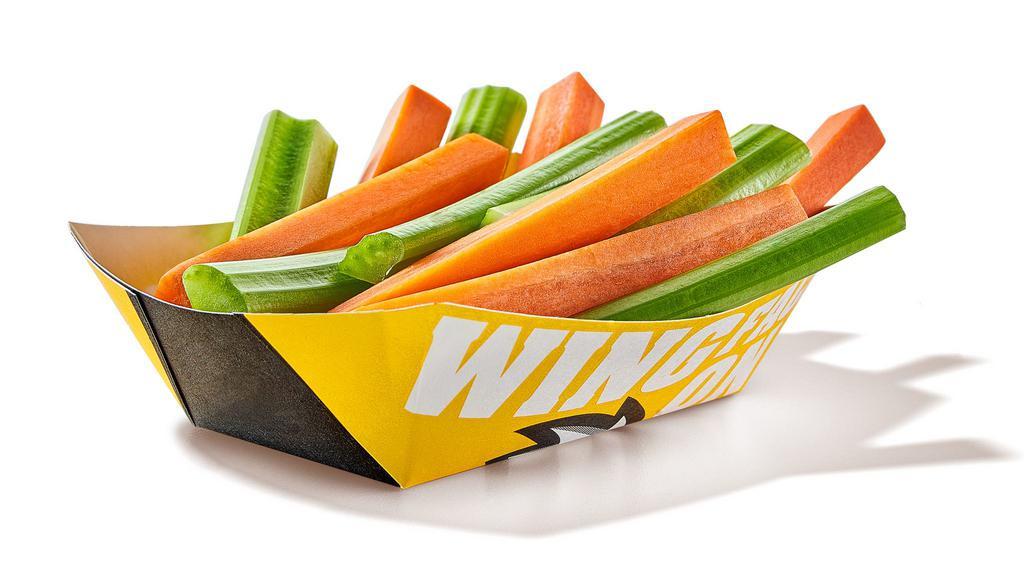 Veggie Boat · carrots / celery / ranch dressing.