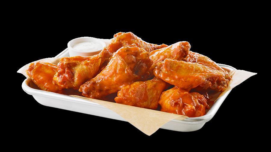 Traditional Wings (10 Pieces) · Award-winning & authentic Buffalo New York-style wings. Handspun in your favorite sauce or dry seasoning.