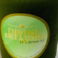 Golden Voice · Coconut milk and coconut meat, apple juice, kale, lemon grass essence, honey, cayenne pepper...
