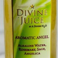 Aromatic Angel · Alkaline water, rosemary, sage & angelica.