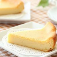 Cheesecake · Slice of fresh NY cheesecake.