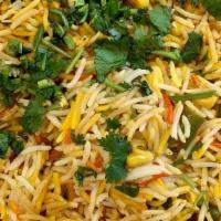 Rice Biryani Lunch · Long grain basmati rice sauteed with cumin seeds.