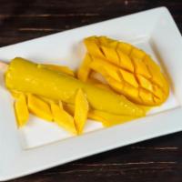 Mango Kulfi · Delicious fresh mango kulfi.