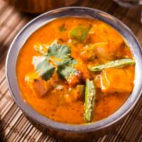 Paneer Tikka Masala · Homemade indian cheese cubes cooked in creamy tomato sauce and lightly spiced and sweetened.