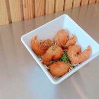 Fried Shrimp (5 Pc) · Battered light, then fried to perfection.