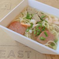Noodle Soup · Build-your-own noodle dish with chicken broth soup base which we made in house for hours at ...