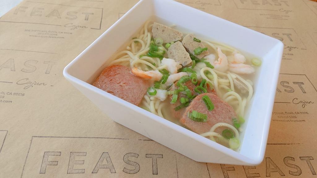 Noodle Soup · Build-your-own noodle dish with chicken broth soup base which we made in house for hours at a low simmer. Choose a noodle type, soup base and 3 toppings to build your own noodle soup.