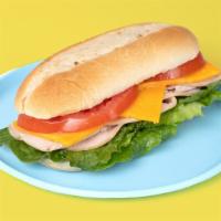 Turkey Sub · Turkey with your choice of toppings on bread.
