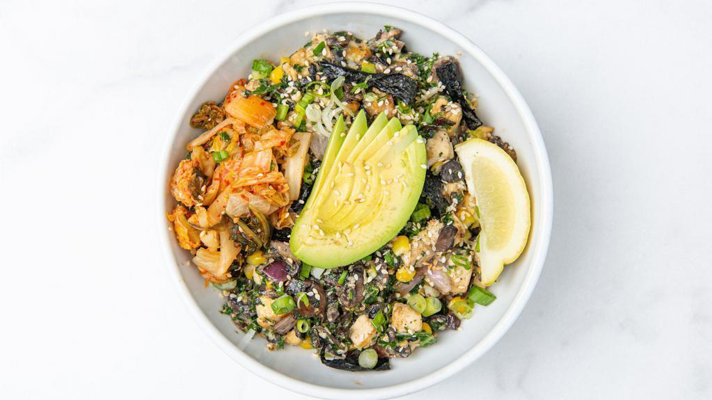 Build Your Own Moonbowl · Choose your ingredients to make the perfect moonbowl. Served with a lemon wedge and a base of your choice. (Gluten-Free)