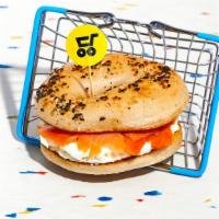 Lox And Cream Cheese Sandwich · Savory lox and cream cheese on your choice of bagel.