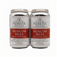 Heretic Moscow Mule 4 Pack · Alc 10% by Vol
A Refreshing cocktail crafted from locally sourced ginger, lemon, and lime