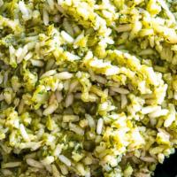 Side Of Rice · Cilantro & poblano pepper rice