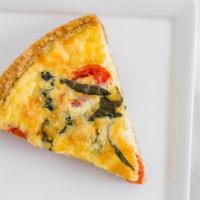 Tomato Basil Quiche · 