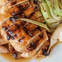 Grilled Chicken · Grilled jidori chicken served with your choice of sauce.