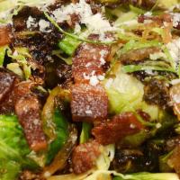 Brussel Sprouts  | Gff · sauteed w/ bacon & parmesan