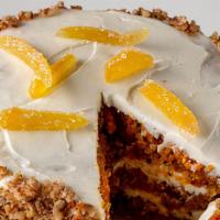 Carrot Cake · cream cheese frosting, toasted pecans | gff | n