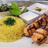 Chicken Tawook | 8 Pcs · Tender cubes of boneless chicken breast, marinated in our special spices. served with your c...