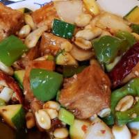 Kung Pao Tofu Lunch · Hot and spicy.