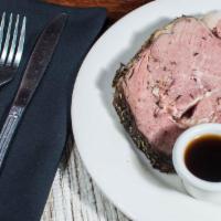 Prime Rib · Our prime rib is an award-winning specialty! the finest midwestern beef is herb crusted & sl...
