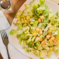 Caesar Salad · A true Mexican classic! Fresh romaine lettuce tossed with caesar dressing, fresh parmesan ch...