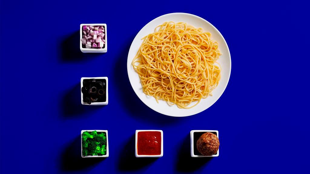 Linguine · Build your own pasta with your choice of sauce, toppings, and garnishes!